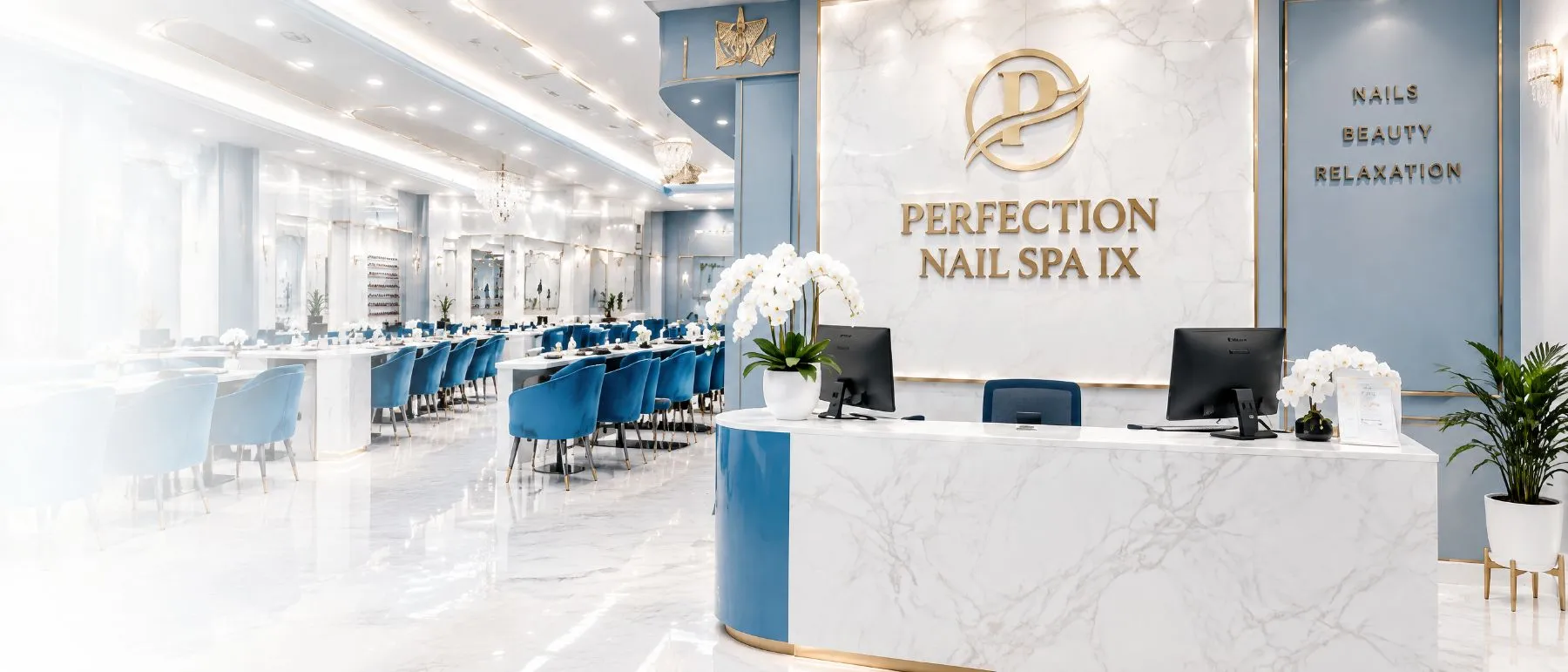 Perfection Nail Spa IX reception